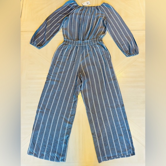 Abercrombie Kids Striped Long Sleeve Jumpsuit – Juniors Size 13/14 (NWT) - Picture 9 of 15